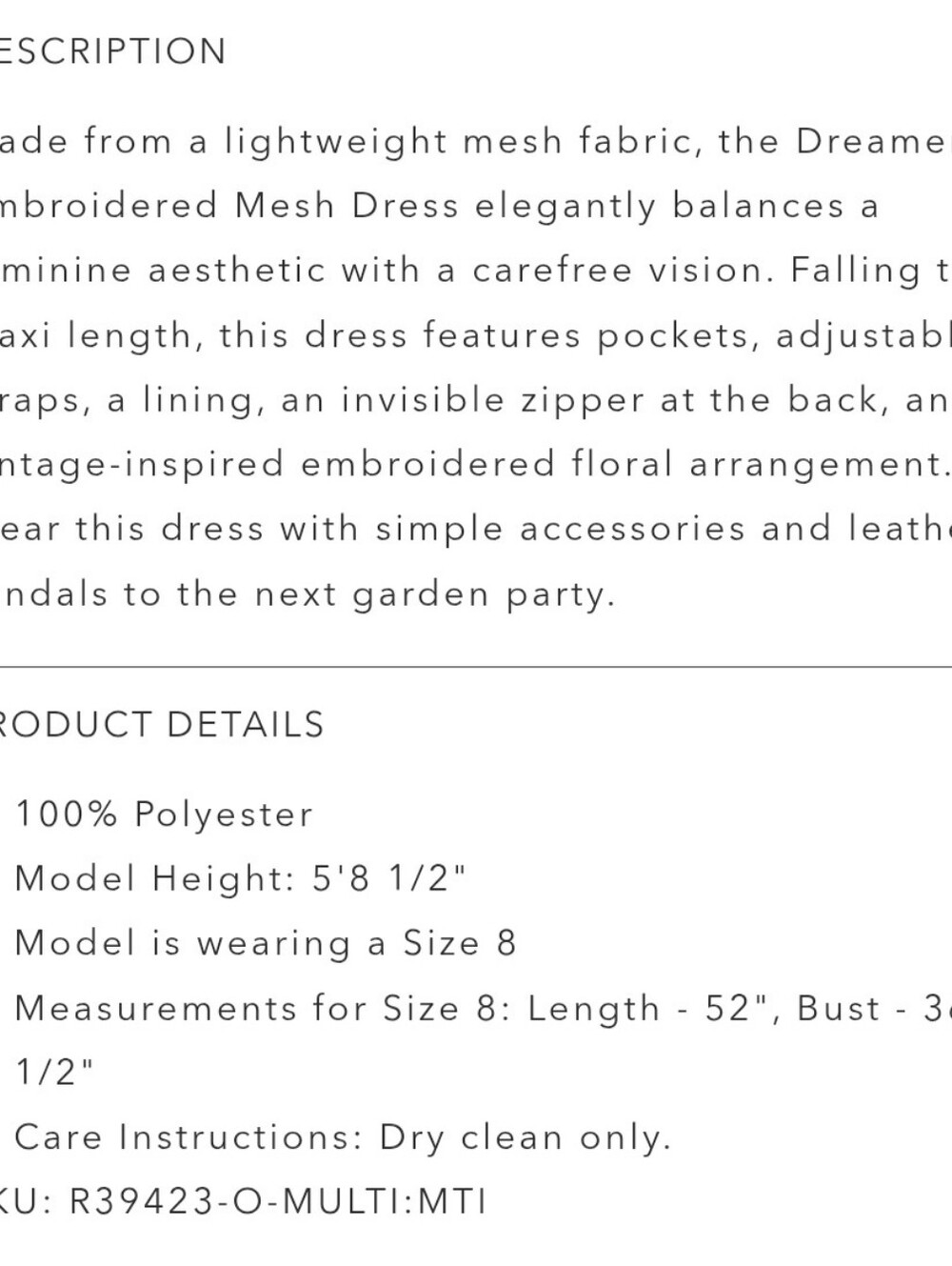 Johnny Was DREAMER EMBROIDERED MAXI DRESS - Picture 4 of 9